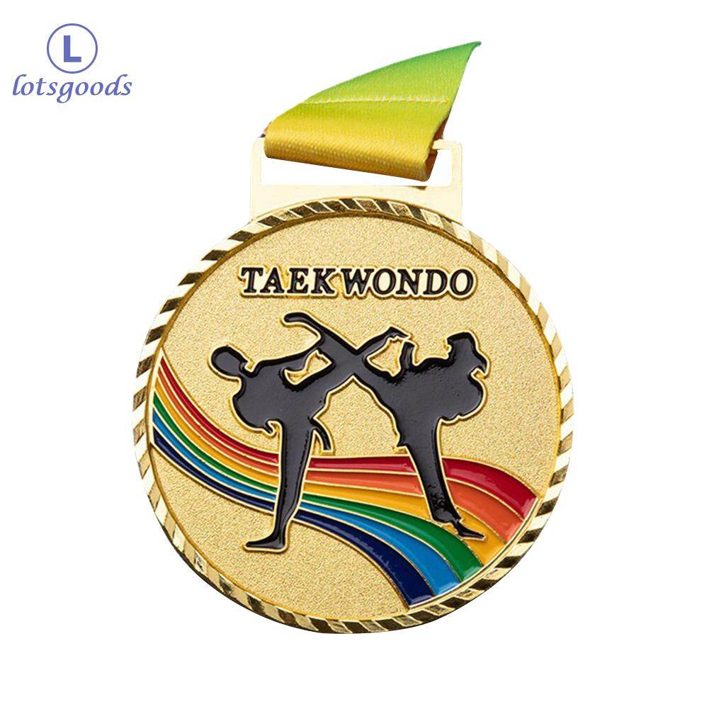 Sports Game Medal Award Golden Silver Copper Baking Fishing Taekwondo Medal