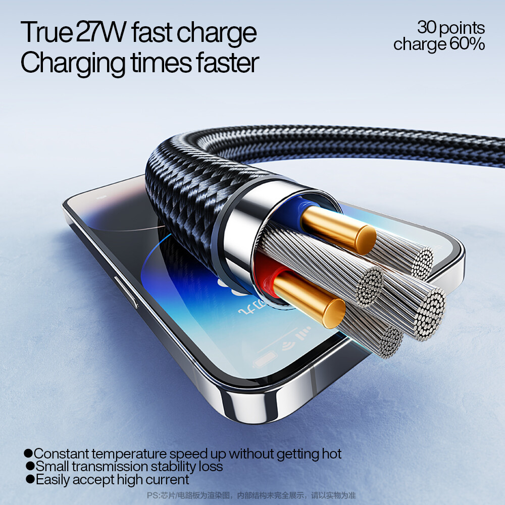 Smartdevil Cáp chuyển USB sang Lightning PD 20W Cáp sạc nhanh cho iPhone 14 Pro Max 13 Pro Max 12 Pro Max cho iPad Cáp dữ liệu