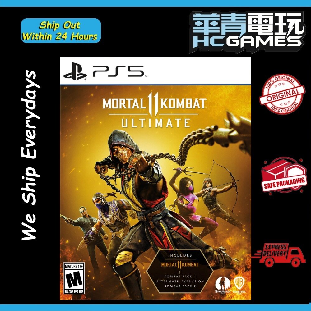 PS5 Mortal Kombat 11 Ultimate Edition (English-Disc-New Seal) MK 11 ...