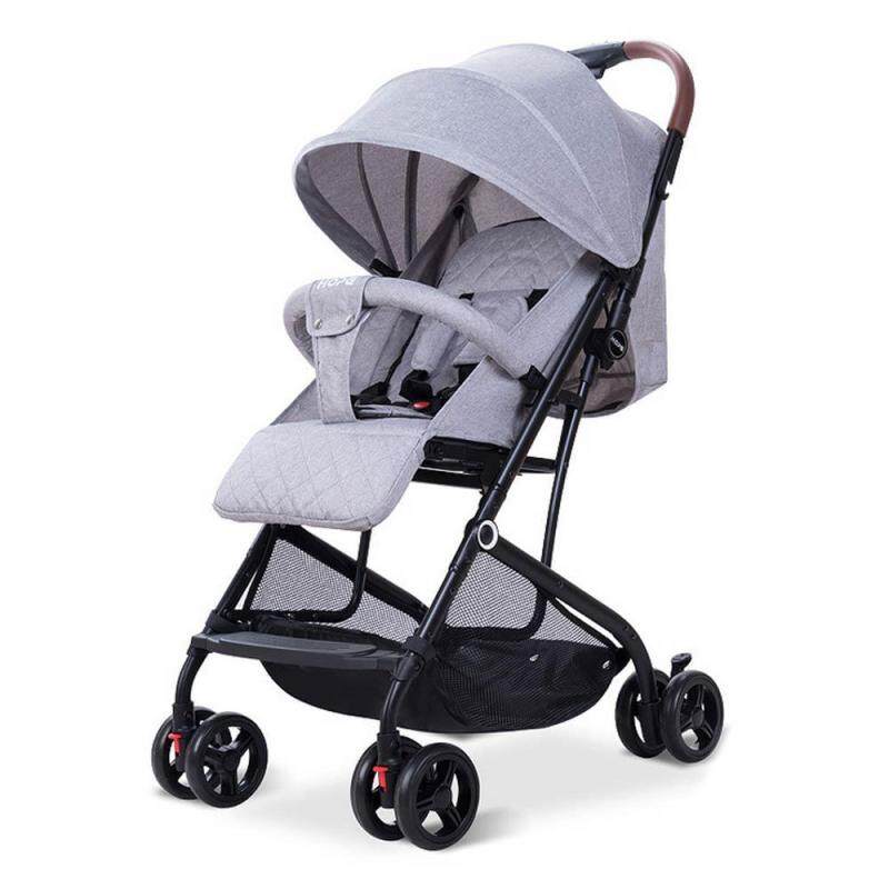 Pawaca Premium Ultralight Weight Enhanced Foldable Stroller Easy Clean Comfortable Open Roof Breaklock 4 Wheels Traveler Choice Singapore