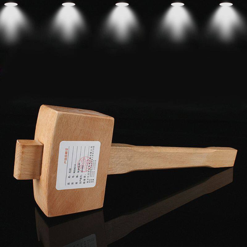 Eech Solid Gỗ Thợ Mộc Búa Vồ Gỗ Xử Lý Leathercraft Hammer Tool