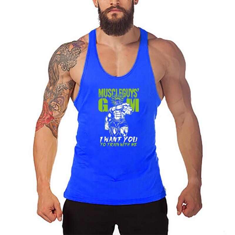 Gym Mens Vest Sleeveless Shirt Brand Solid Cotton Muscle Undershirt Clothing Bodybuilding Tank Tops Mesh Shirt Fitness Singlets