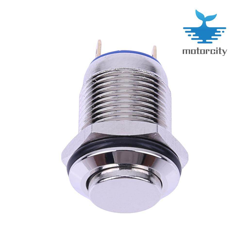 12mm Waterproof High Top Momentary Metal On/Off Push Button Switch