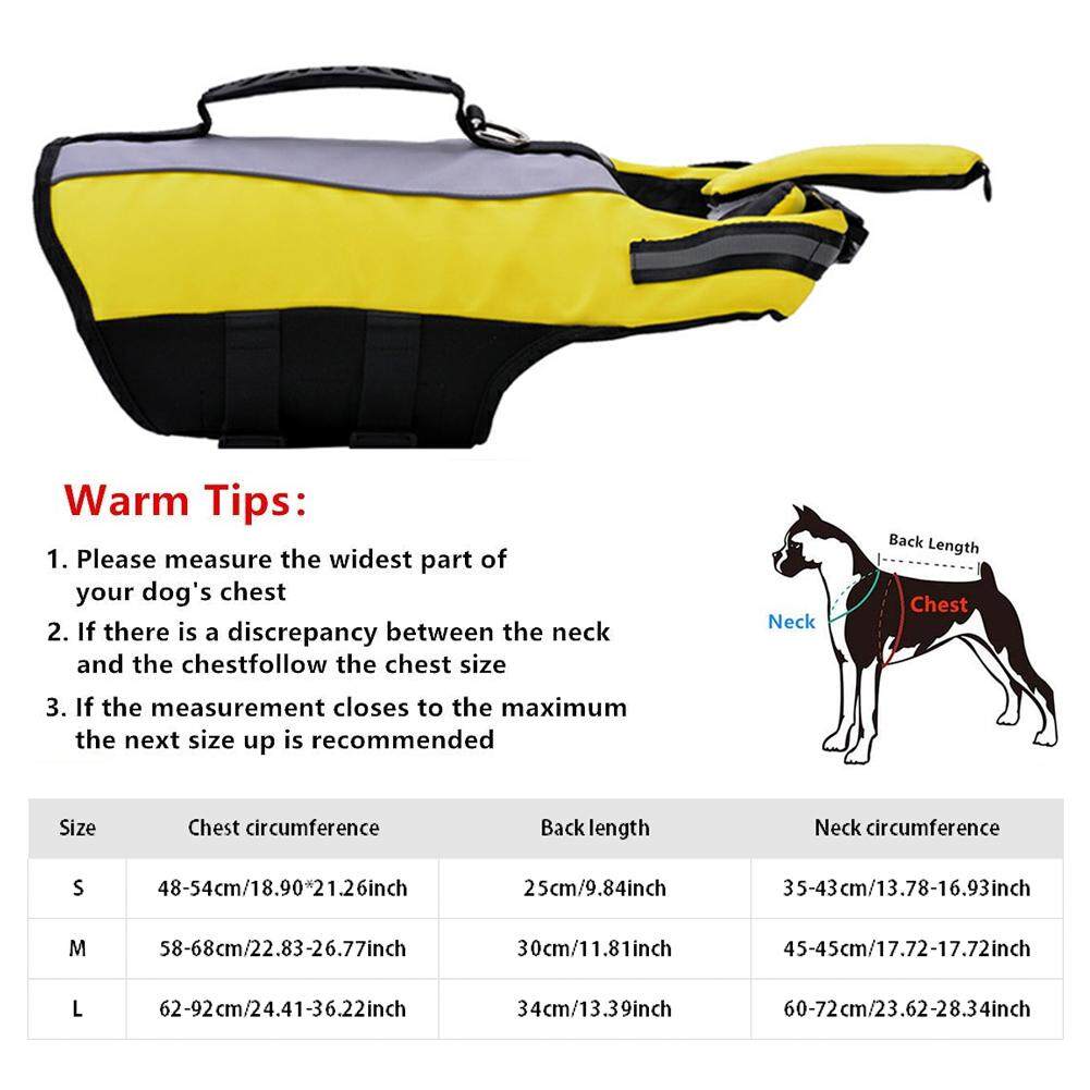 Dog Life Vest Dog Life Jacket Pet Floatation Vest With Superior