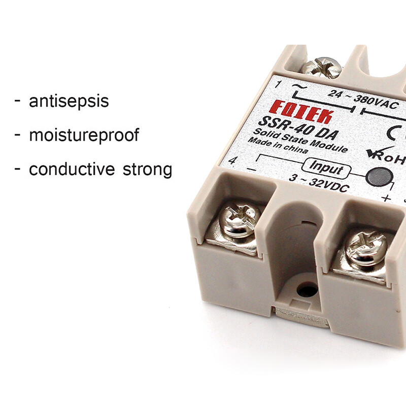 SSR 40DA 24V-380V AC SSR-40DA DC-AC Solid State Relay Module