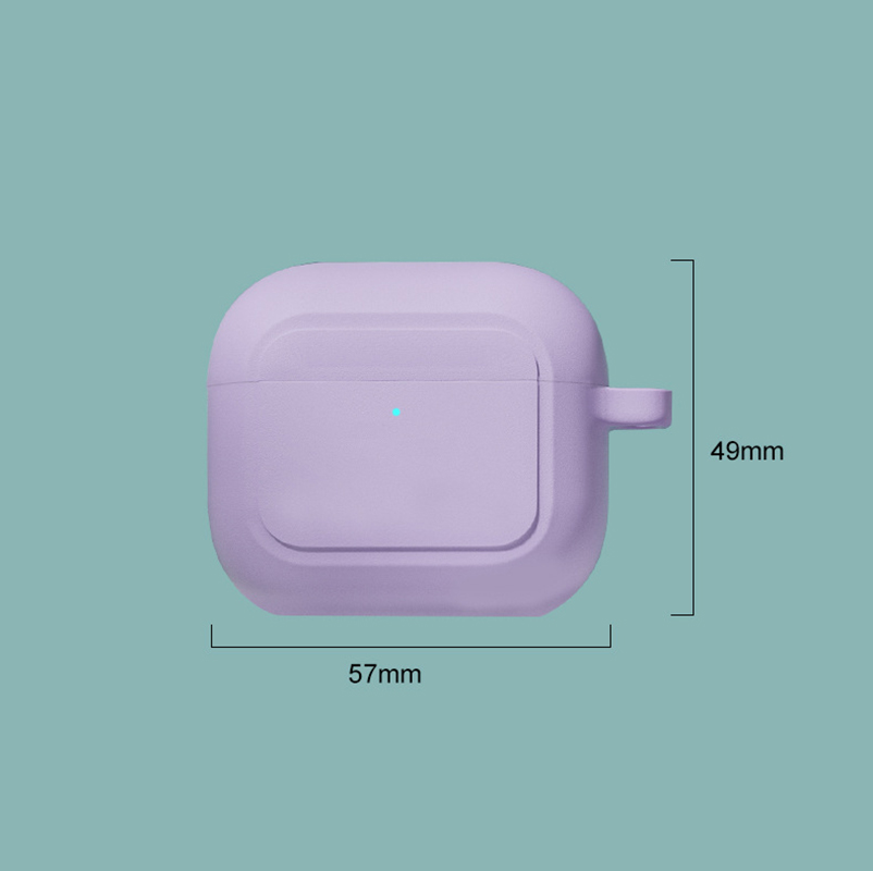 【Trail Blazers】ốp Silicon Mềm Tương Thích Với Apple Airpods 3 Hộp Sạc Vỏ Bảo Vệ Có Khóa Chống Mất Cho Airpod3 Air Pods 3
