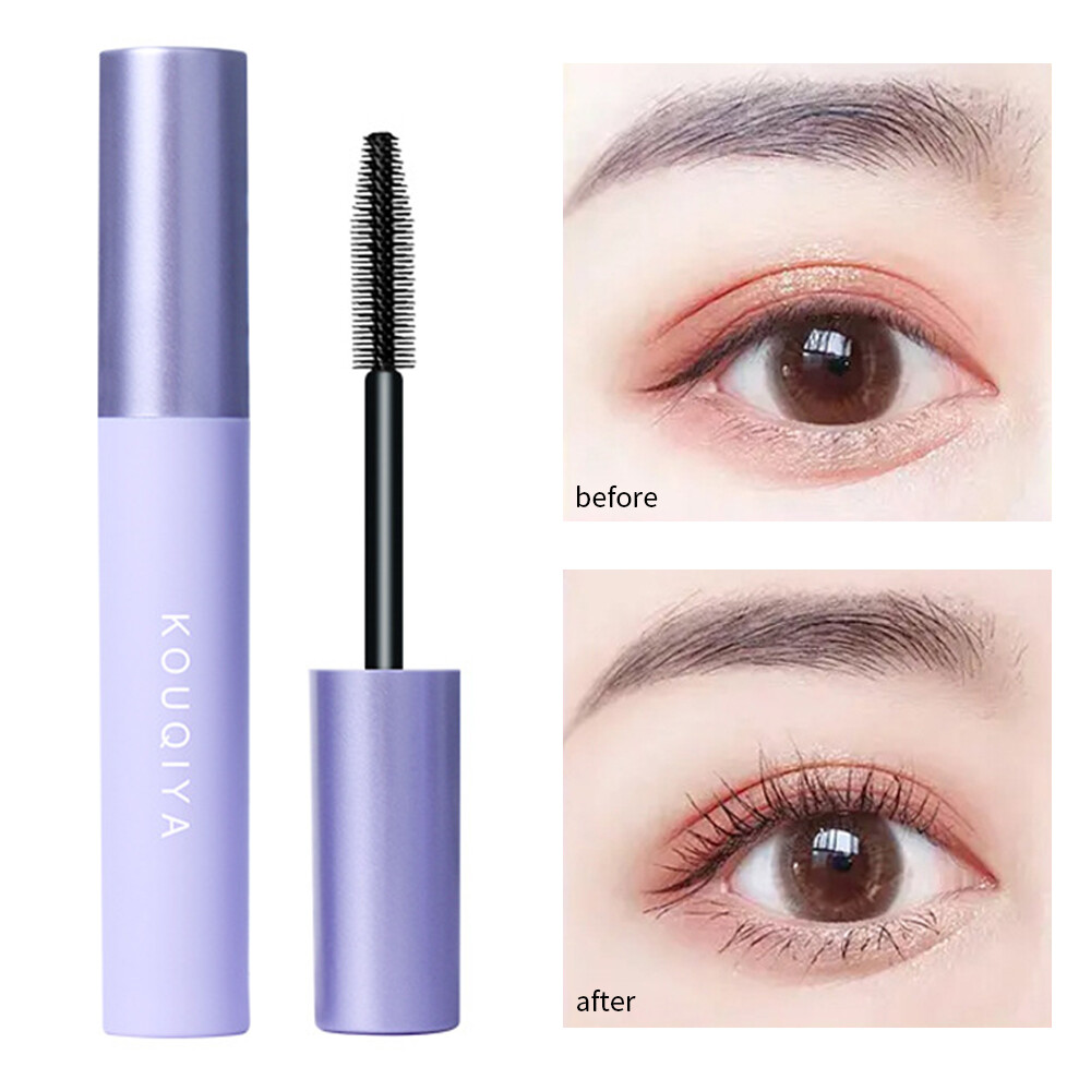 Mascara 3D Black Curl Waterproof Long Lasting Thick Lengthening Eye Makeup Eyelashes