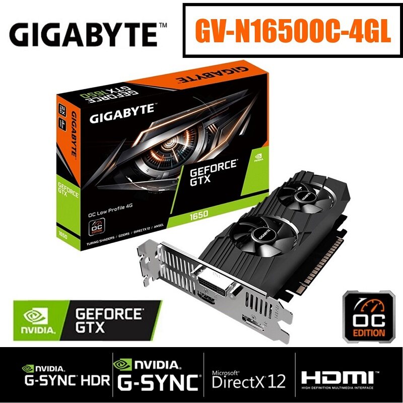グラフィックボード・グラボ・ビデオカード GIGABYTE GEFORCE GTX 1650 GV-N1656D6-4GL GIGABYTE GEFORCE GTX 1650 GV-N1656D6-4GL GIGABYTE GeForce GTX1650