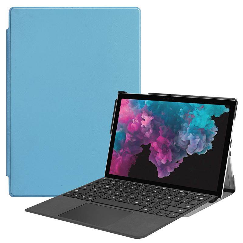 Bao Da PU Từ Tính Gập Folio Có Chân Đế Funda Ổn Định Cho Surface Pro 4 5 6 12.3 Vỏ Bảo Vệ Máy Tính Bảng Surface Pro 7 Ốp Lật + Bút Cảm Ứng (Không Bao Gồm Bàn Phím)