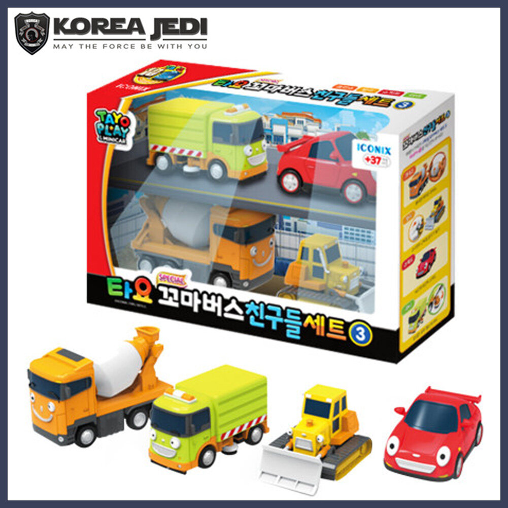 Little Bus Tayo - Special Friends No.3 Mini Size Bus 4 Pcs (Rubby ...