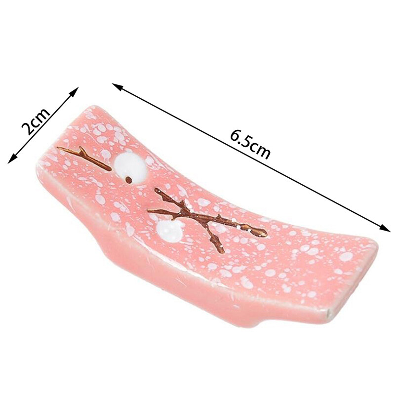 YUE Ceramic snowflake japanese kitchen chopsticks pillow rest