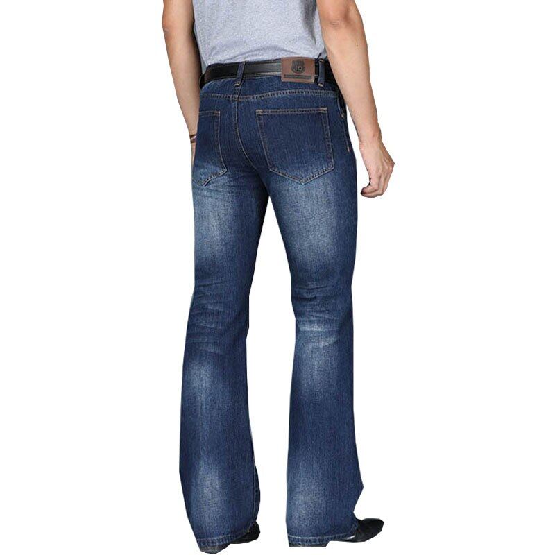 Jeans for Men Men's modis Big Flared Jeans Boot Cut Leg Flared Loose Fit high Male Designer Classic Denim Jeans Biker jeans