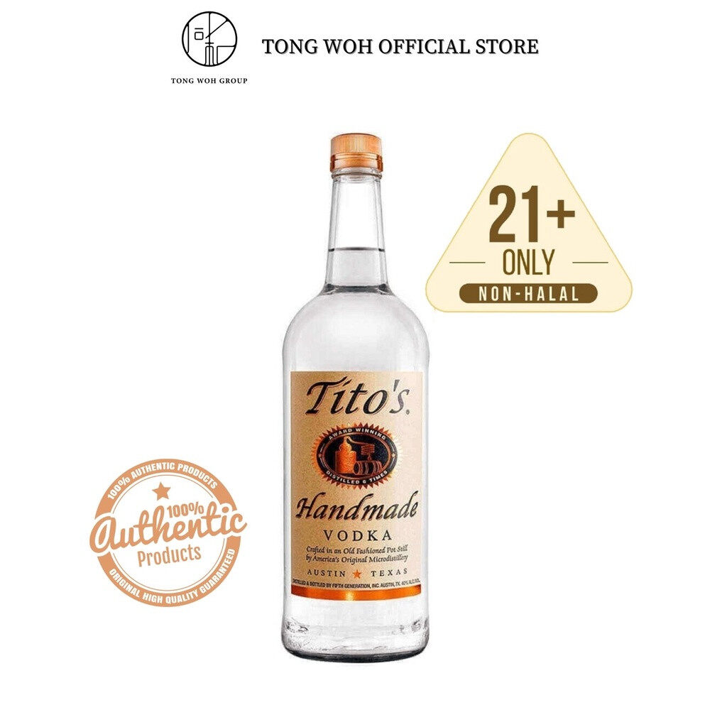 Tito's Handmade Vodka Gluten Free (750ml) | Lazada