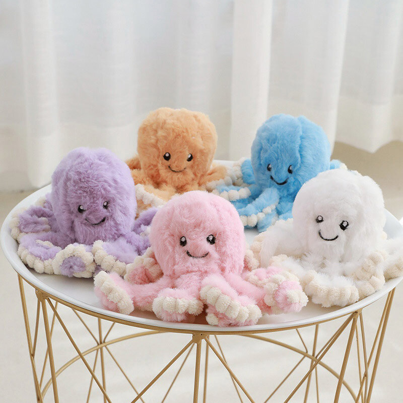 HANGDIAN【Miễn phí vận chuyển】Đồ chơi nhồi bông mô phỏng búp bê bạch tuộc lớn đồ chơi nhồi bông bạch tuộc