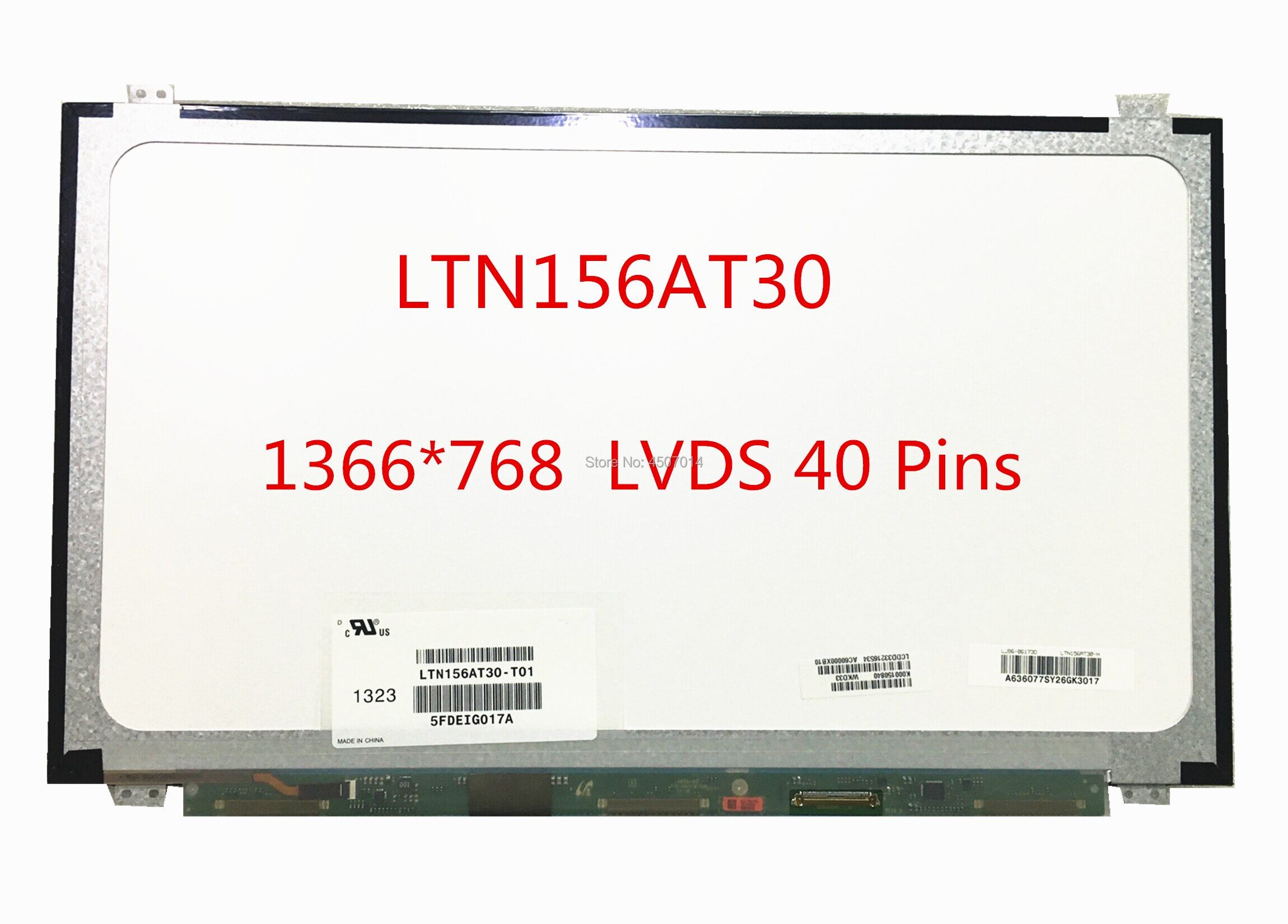 IFINGER Pantalla para PORTATIL LTN156AT35-H01 15-6 HD 1366 X 768 LCD LED WXGA 40 Pin 