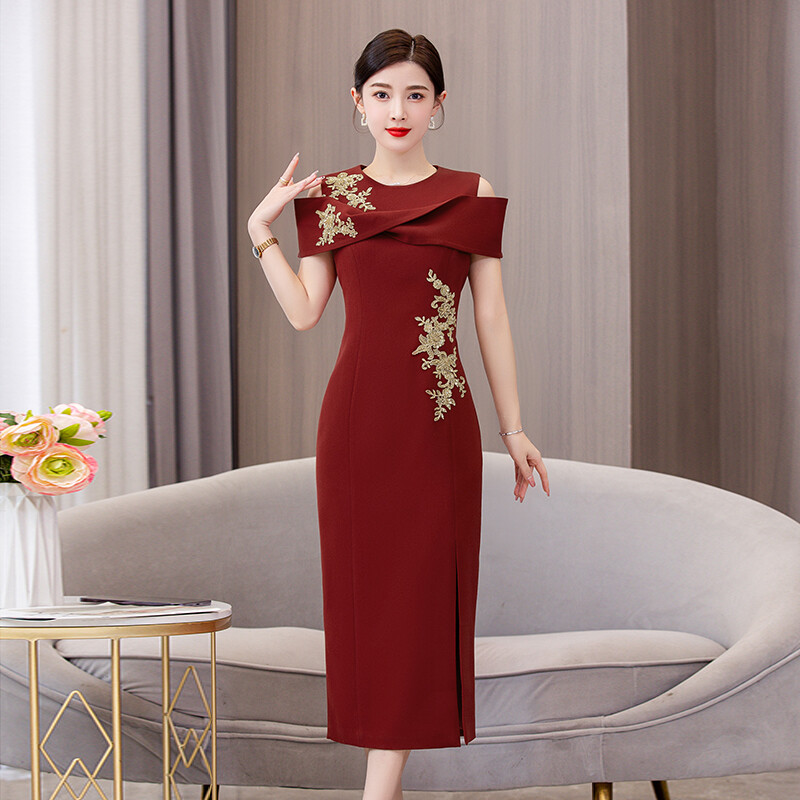 New mother dress wedding dress noble mother dress wedding dress banquet dress