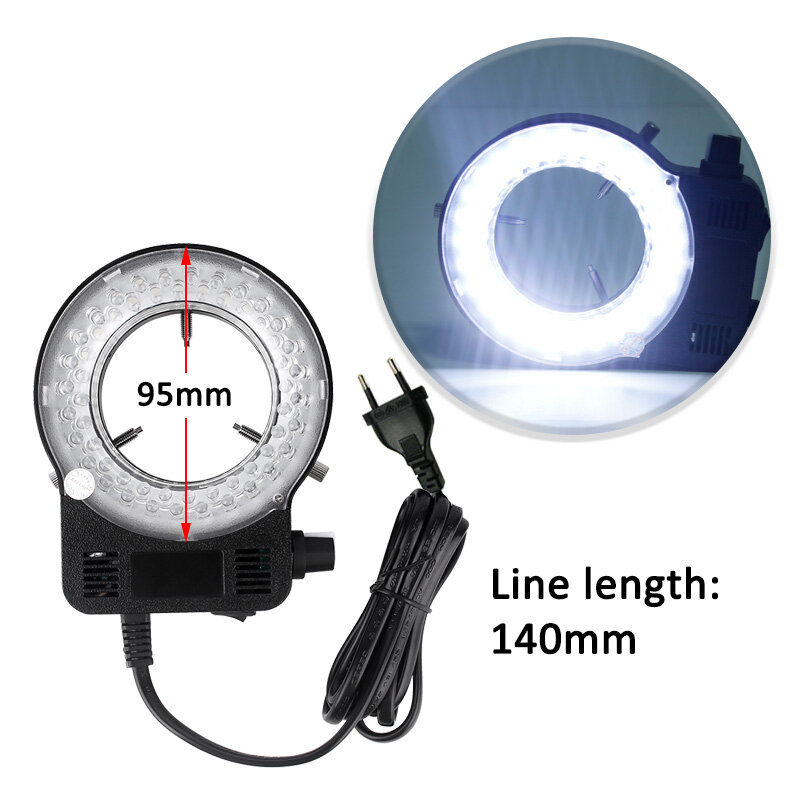 YIZHAN 180X 130X ndustry Video Microscope Camera Objective lens 180 multiples Adjustable focus  C-MOUNT for HDMI VGA camera