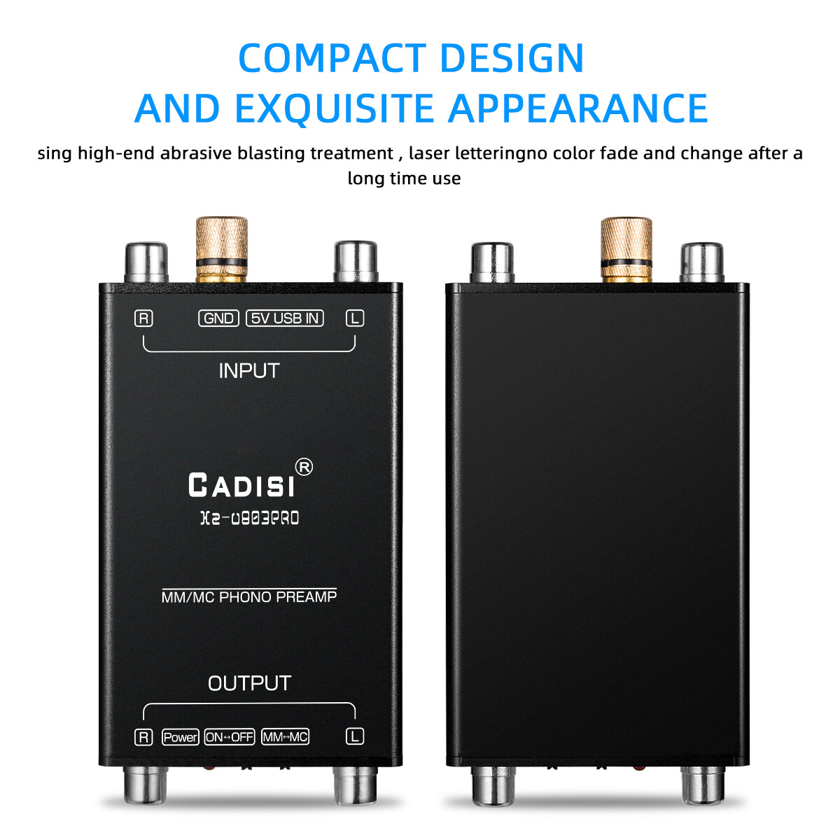 【Hàng Có Sẵn】bộ Tiền Khuếch Đại Phono Mini Aideepen Nguyên Bản Bộ Khuếch Đại Phono MM/MC