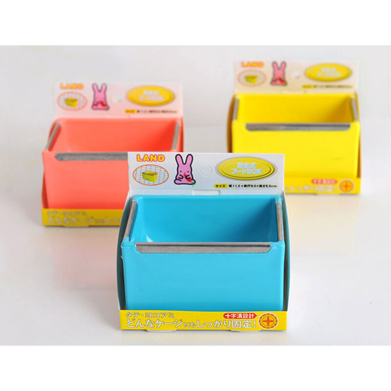 Hộp Đựng Bát Ăn Cố Định Cho Chinchilla Thỏ Guinea Màu Ngẫu Nhiên