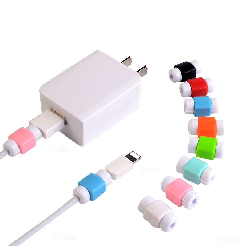 Cáp Sạc USB Dòng Dữ Liệu Vỏ Bảo Vệ Bảo Vệ Dây Tai Nghe Cho Điện Thoại Di Động iPhone iPad