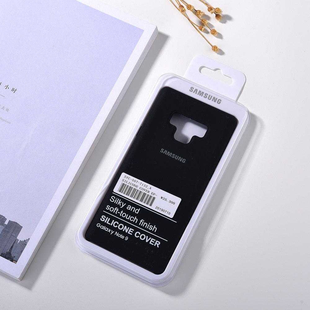 Original Samsung Note 9 Liquid Silicone Case Soft-Touch Silky Finish Protective Cover For Samsung Galaxy note9 Note 9 With Box