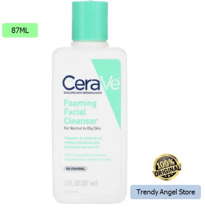 cerave foaming facial cleanser 87ml