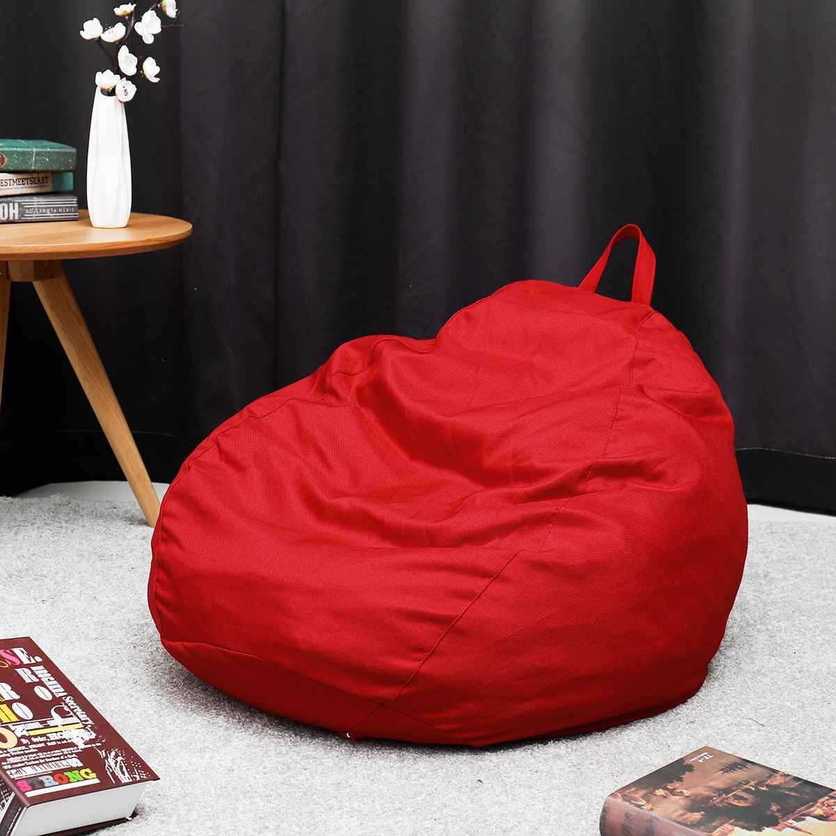 Bảng giá Lớn Nhỏ Lười Beanbag House Sofa Bao Ghế Mà Không Chất Độn Lửng Ghế Đậu Túi Pouf Phồng Ghế Dài Tất Nam Phòng Khách