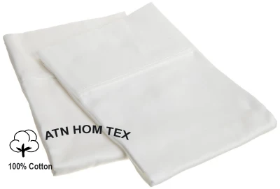 White Plain Pillow 100% Cotton Pillow cases set (2 piece) Size 20" x 4" x 30" inches Weight 100 gram 200 TC ( PILLOW NOT INCLUDED )