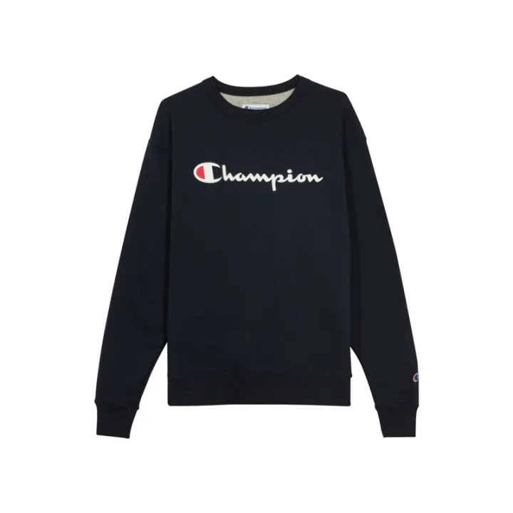 Champion Powerblend Men/'s Crew Script Logo Sweatshirt GF88H Y06794