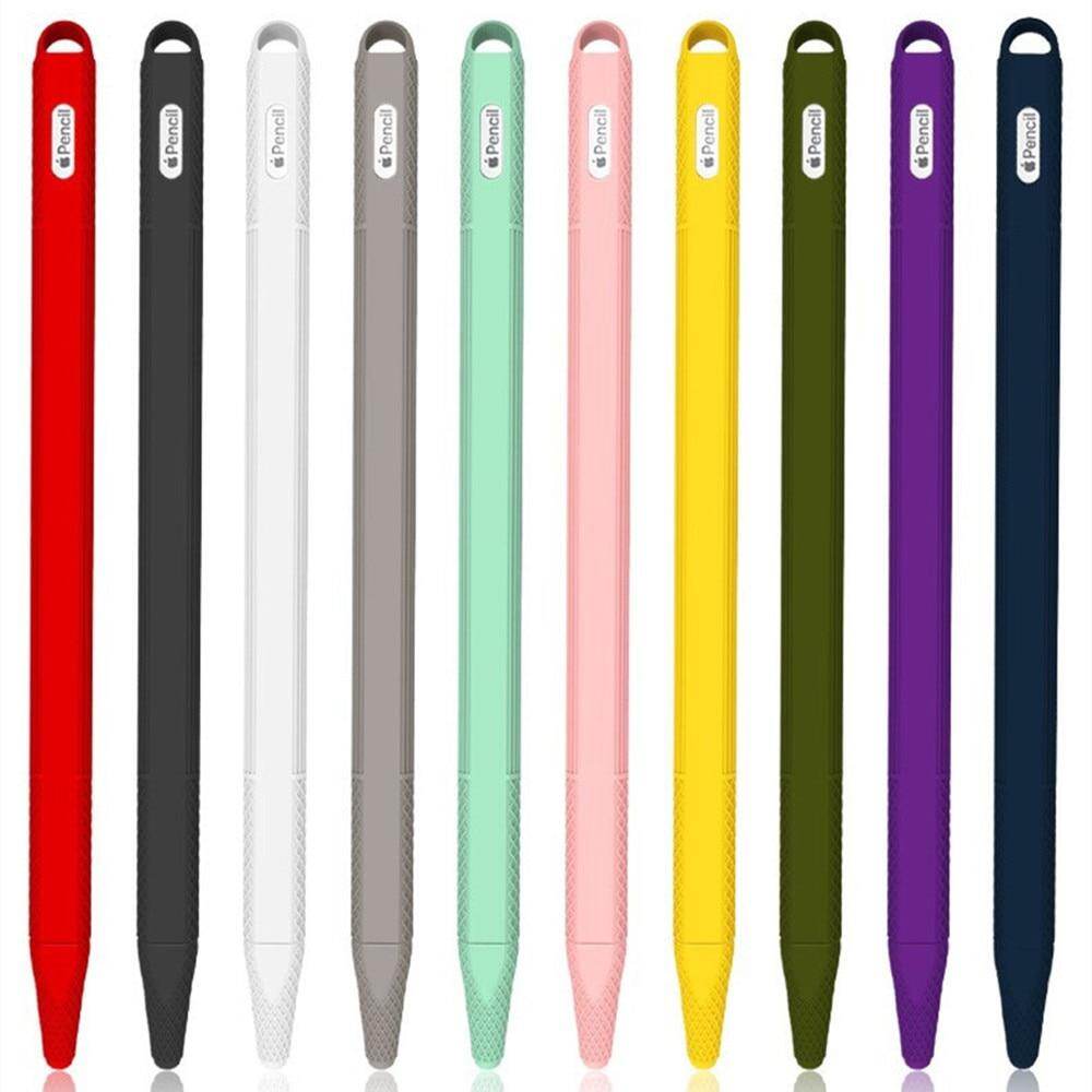 Soft Silicone For Apple Pencil 2nd Generation Case For iPad Pencil 2 Cap Tip Cover Holder Tablet Touch Pen Stylus Pouch Sleeve