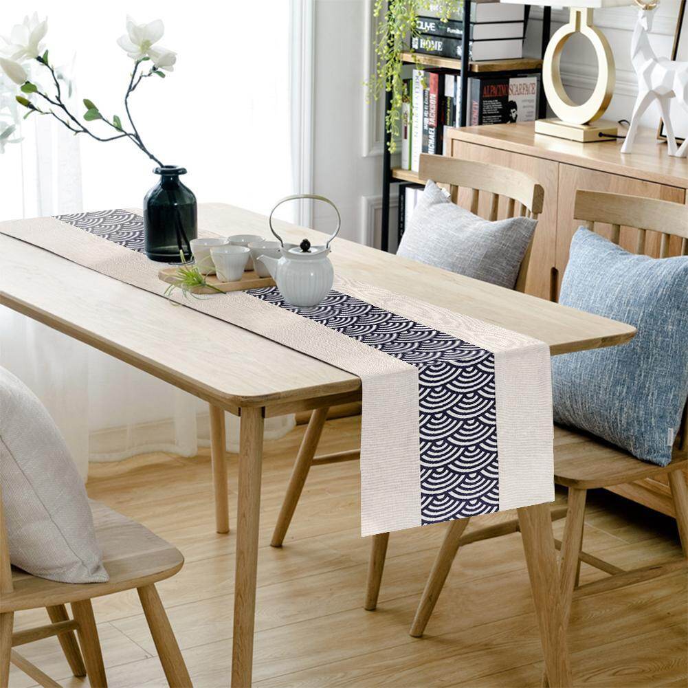 [Chinatera] Chinese Style Chic Cotton Linen Table Runner Long Tablecloth Tea Ceremony Home Decor Supplies