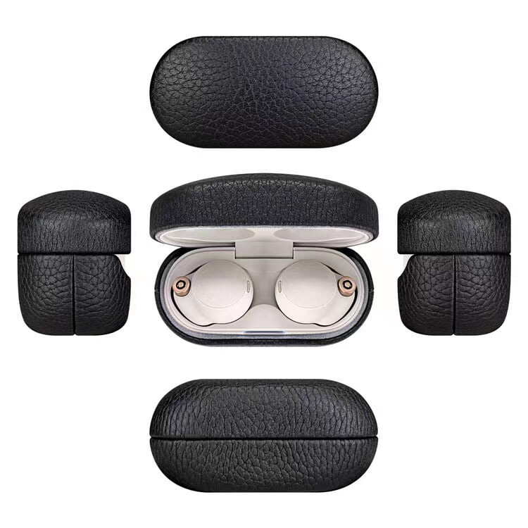 Cho Sony wf1000xm4 Tai nghe Bluetooth Bảo vệ trường hợp bảo vệ bằng da trường hợp