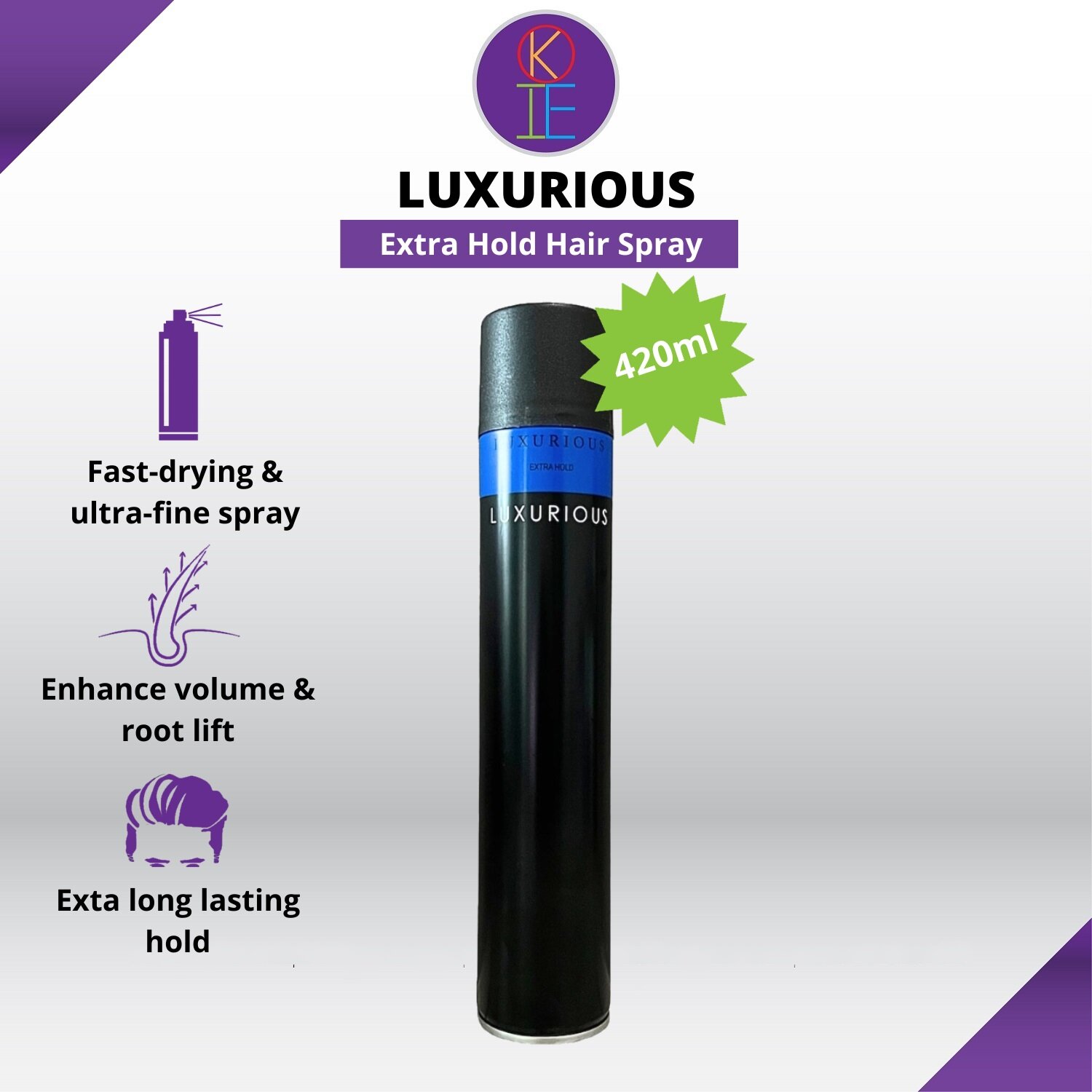 Luxurious Extra Hold Hair Spray - 100ml/420ml | Lazada