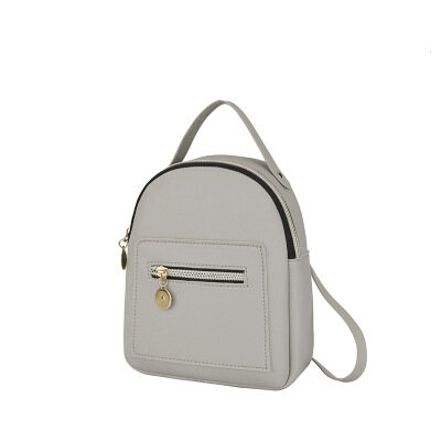 hang qiao shop New Cute Mini Backpack Leather Shoulder Bag Multi-Function Small Backpack School Backpack for Women