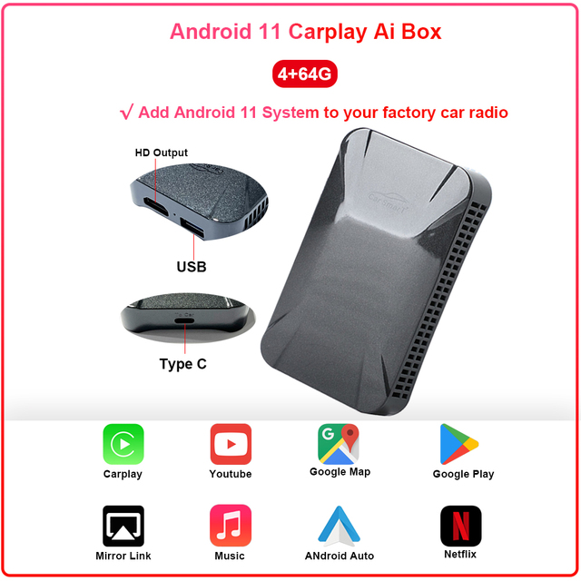 Android Auto Wireless Adapter Plug And Play Wired To Wireless Adapter For Android  Auto 2.4G&5G WiFi Auto Pairing OTA Upgrade - AliExpress