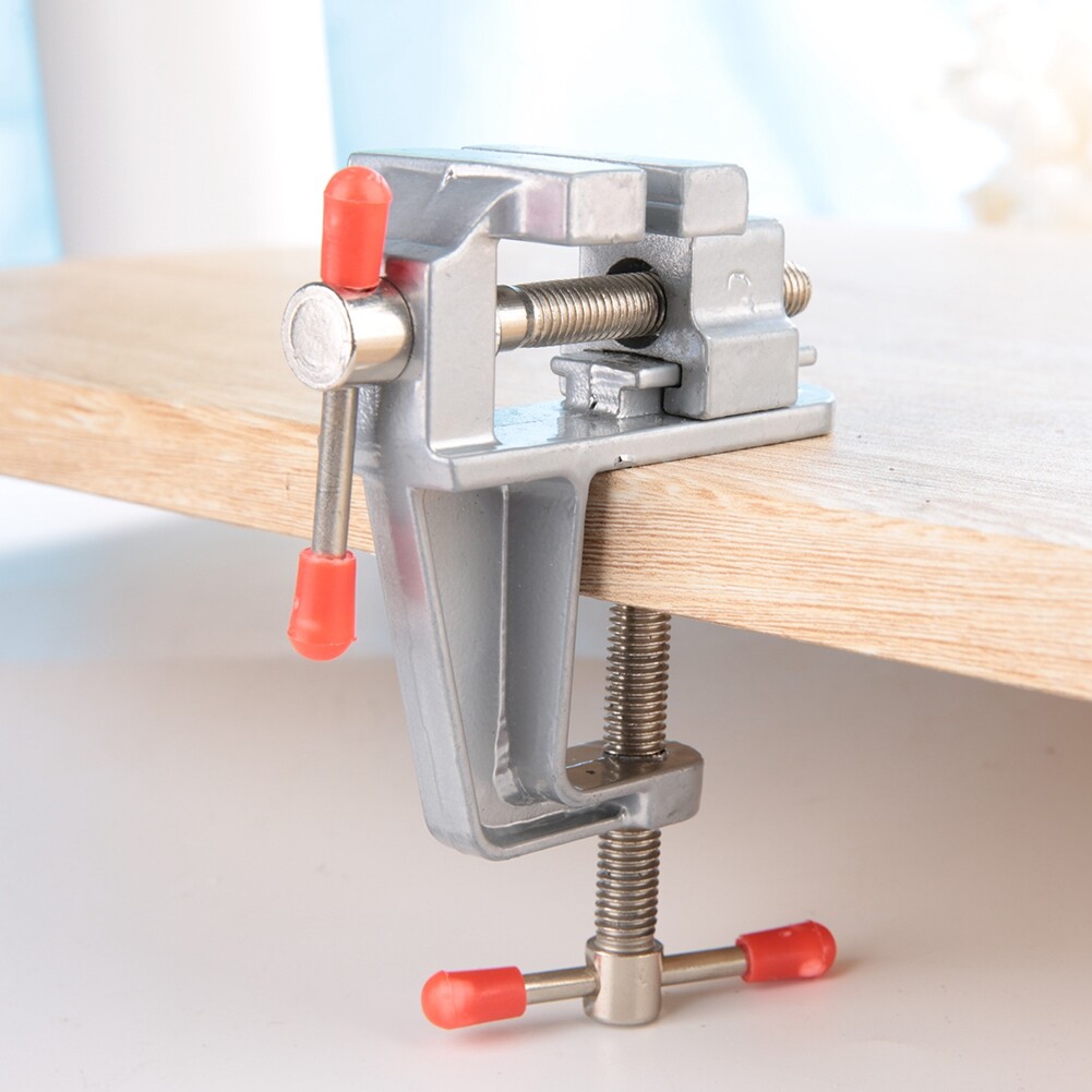 Mini Plain Vise Univeral Table Bench Clamp Jewelry DIY Repair Tools