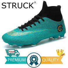 ĐÁNH Mới Con Trưởng Thành nam Đá Bóng Ngoài Trời Cleats Giày Cao Hàng Đầu TF/FG Giầy Đá Bóng Luyện Tập Thể Thao Giày sneakers plus Size 36-45 {Miễn Phí Vận Chuyển}