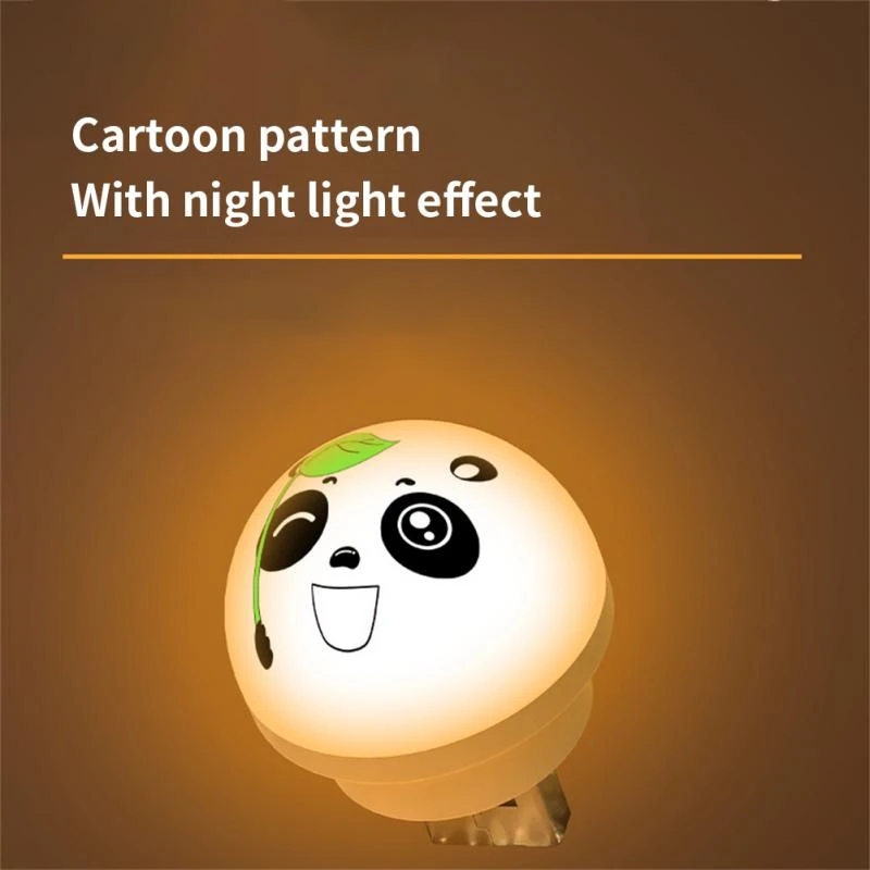 Cute Panda Đèn Ngủ LED Xách Tay Phích Cắm USB Mini Đèn Đọc Sách Màu Trắng Ấm Đèn Đèn Đọc Sách Cho Chiếu Sáng Bàn Phím Máy Tính Xách Tay
