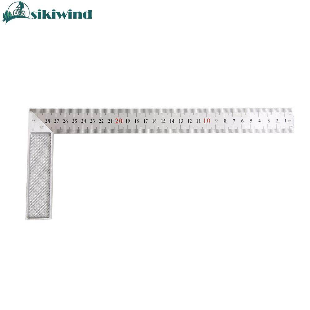 300mm Aluminum Alloy Square Ruler 90 Degree Right Angle Turning Ruler Gauge