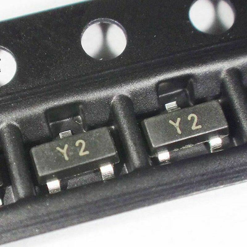 50pcs ss8550 y2 1.5a/25v pnp sot-23 double s high current smd transistor
