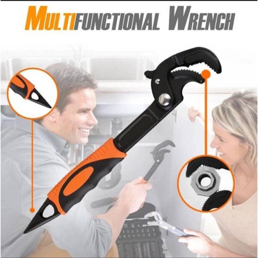 Snap and Grip Multi-Purpose Nut Wrench