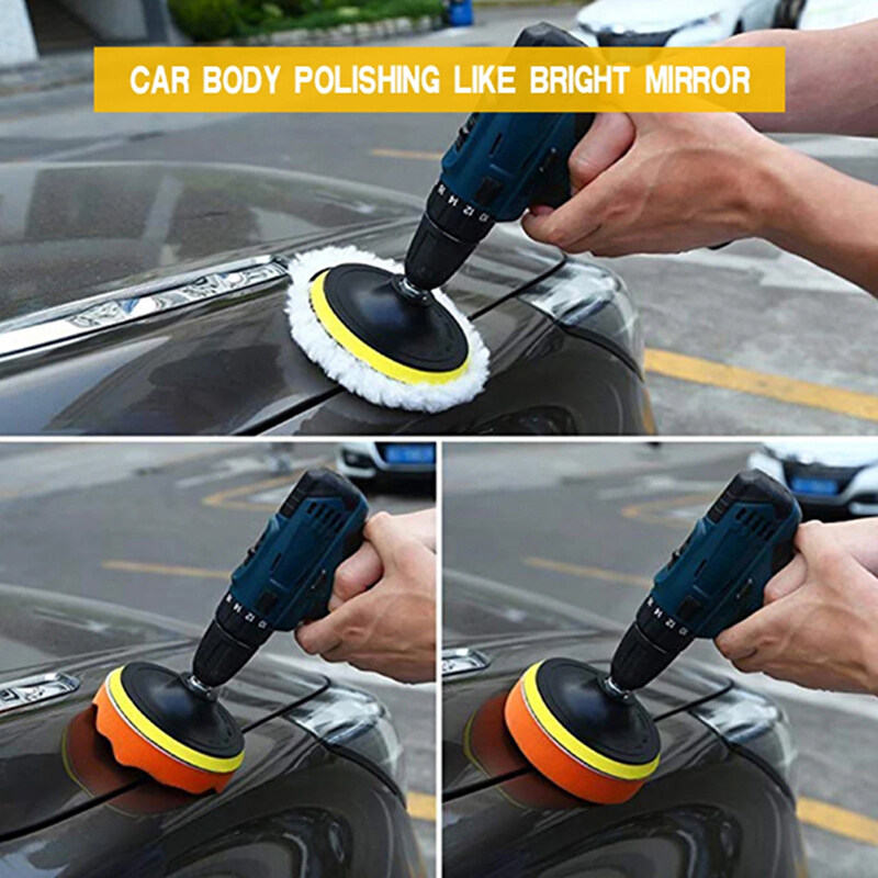 Bộ Dụng Cụ Đánh Bóng Xe Hơi UI 3 , Bộ Dụng Cụ Đánh Bóng Bộ Chuyển Đổi Sáp Để Chăm Sóc Cơ Thể Tự Động