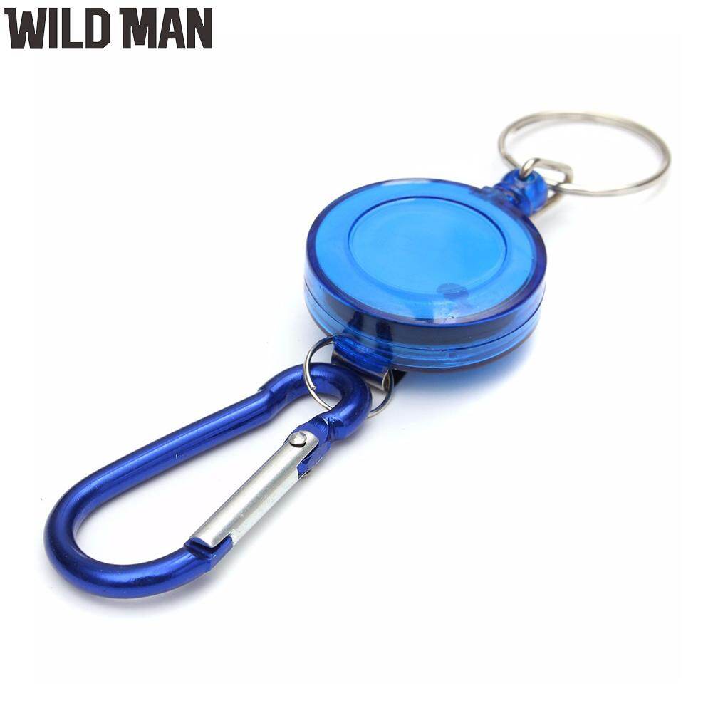 Metal Retractable Keychain Anti-Lost Anti-Theft EDC Keyring Buckle Hooks (Ready)