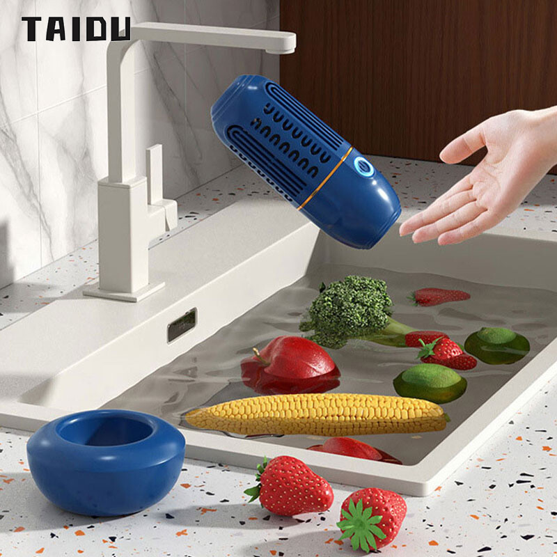 TAIDU Portable fruit and vegetable washer wireless cleaning and purification multi-functional household fruit and vegetable washer