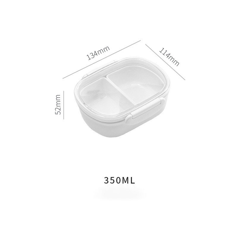 KS Microwave heated lunch box, divided fruit box, portable lunch box, divided fruit box, preservation box, lunch box