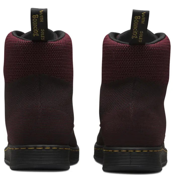 dr martens knit rigal oxblood