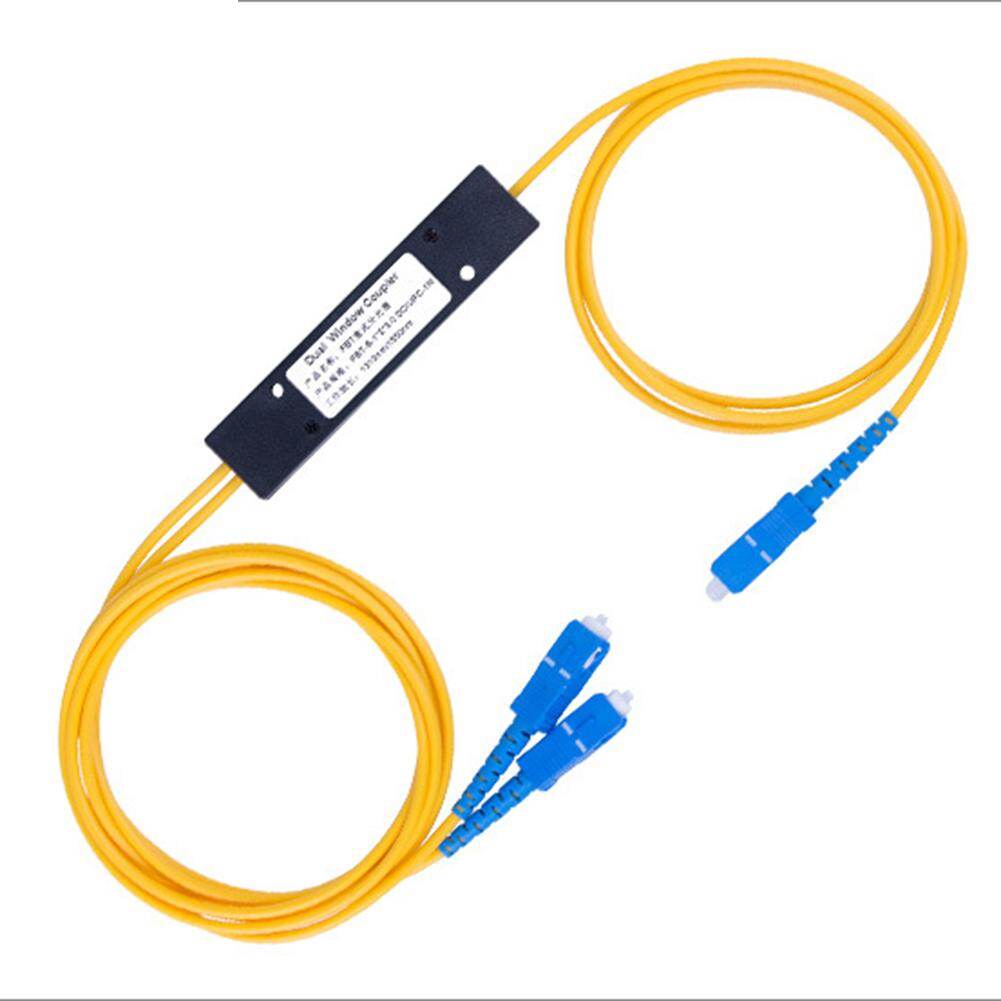 2m ftth sc upc 1x2 plc singlemode fiber optical splitter fbt optical coupler