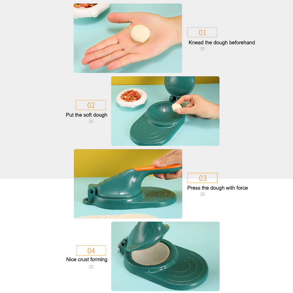 Máy Ép Da Bánh Bao Khuôn Ép Bột Bằng Nhựa Khuôn Ép Bột Gia Dụng Nướng Bánh Ngọt Tái Sử Dụng Tiện Ích Nhà Bếp