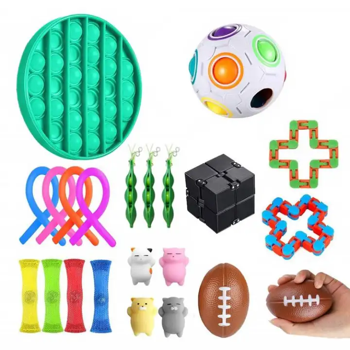fidget packs with pop it