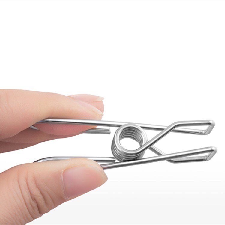Kẹp inox phơi đồ 6cm